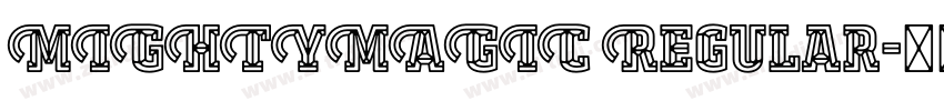 MIGHTYMAGIC Regular字体转换